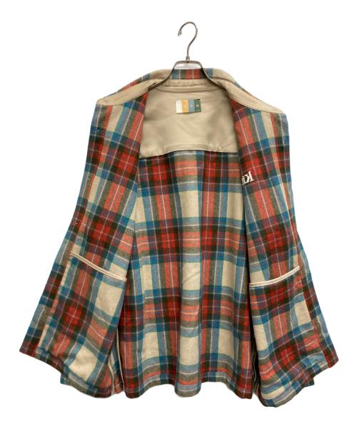 KITH（キス）KITH (キス) Check Plaid Ginza Voyage チェックシャツジャケット　21050060000540ｆ レッド×ベージュ サイズ:不明の古着・服飾アイテム