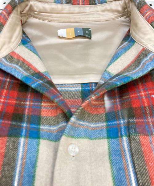 KITH（キス）KITH (キス) Check Plaid Ginza Voyage チェックシャツジャケット　21050060000540ｆ レッド×ベージュ サイズ:不明の古着・服飾アイテム