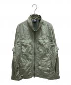 KITHキス）の古着「Nylon Zip Front Wolcott Jacket」｜カーキ