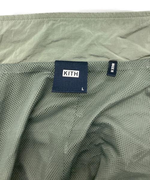 KITH（キス）KITH (キス) Nylon Zip Front Wolcott Jacket カーキ サイズ:SIZE Lの古着・服飾アイテム