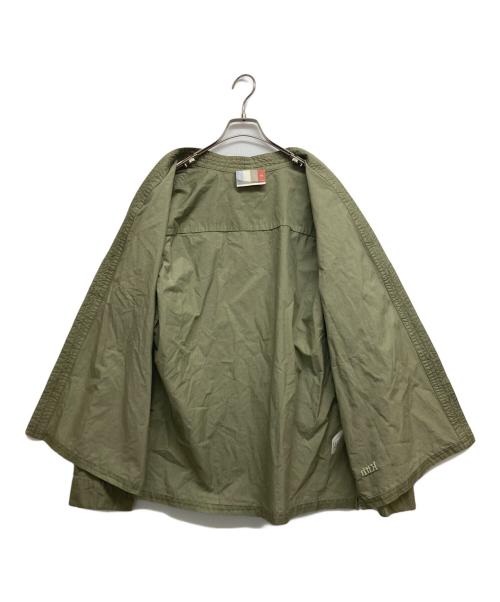 KITH（キス）KITH (キス) Washed Cotton Sullivan Shirt カーキ サイズ:Mの古着・服飾アイテム