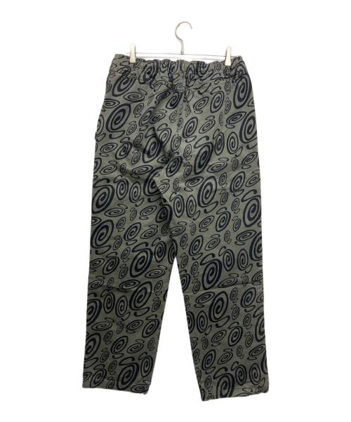stussy（ステューシー）stussy (ステューシー) SWIRLY S BEACH PANT グレー サイズ:Mの古着・服飾アイテム