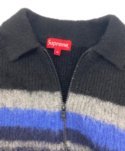 SUPREME（シュプリーム）Supreme (シュプリーム) Brushed Wool Zip Up ブラック サイズ:XLの古着・服飾アイテム