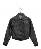 GUCCIグッチ）の古着「トラッカージャケット」｜ブラック