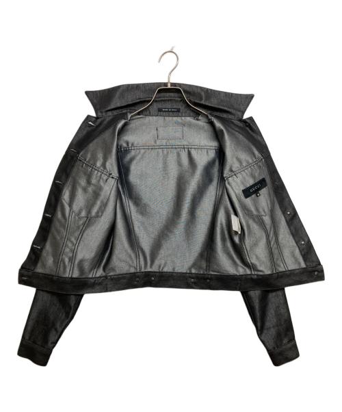 GUCCI（グッチ）GUCCI (グッチ) トラッカージャケット ブラック サイズ:SIZE 38の古着・服飾アイテム