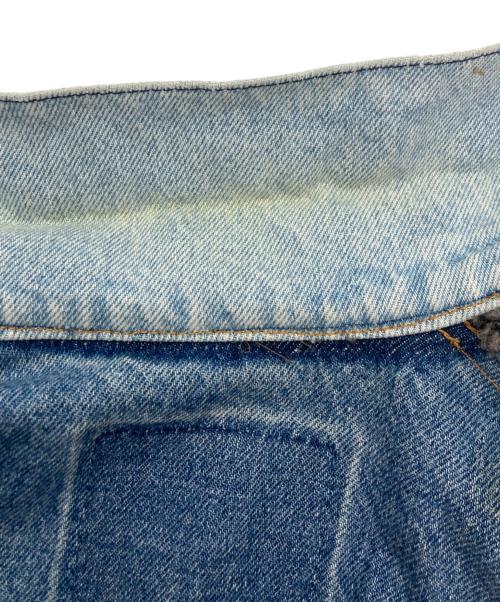 Rebuild by Needles（リビルドバイニードルス）Rebuild by Needles (リビルドバイニードルス) JEAN JACKET+BLANKET - COVERED REVERSIBLE JACKET インディゴ サイズ:Sの古着・服飾アイテム