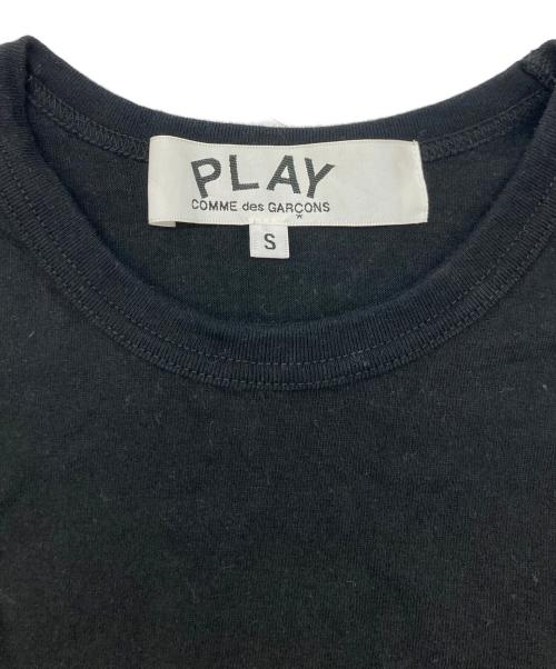 PLAY COMME des GARCONS（プレイコムデギャルソン）PLAY COMME des GARCONS (プレイコムデギャルソン) ロゴTシャツ ブラック サイズ:SIZE Sの古着・服飾アイテム