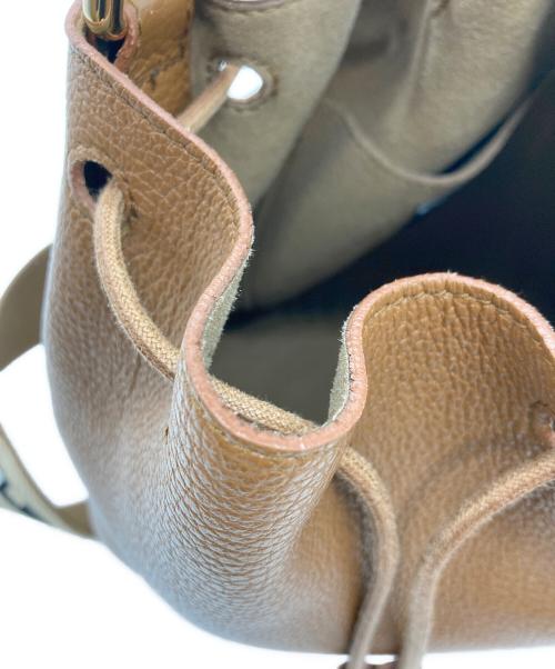 FURLA（フルラ）FURLA (フルラ) SLEEK スリーク バケットバッグ ブラウン サイズ:実寸サイズをご参照下さい。の古着・服飾アイテム