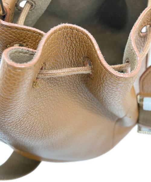 FURLA（フルラ）FURLA (フルラ) SLEEK スリーク バケットバッグ ブラウン サイズ:実寸サイズをご参照下さい。の古着・服飾アイテム