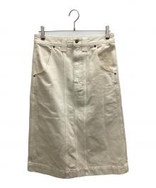 KHAITE（ケイト）の古着「フレアスカート」｜ベージュ