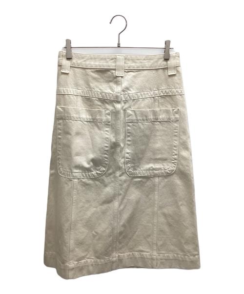 KHAITE（ケイト）KHAITE (ケイト) フレアスカート ベージュ サイズ:SIZE27の古着・服飾アイテム