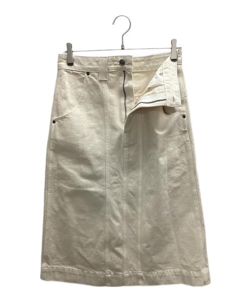 KHAITE（ケイト）KHAITE (ケイト) フレアスカート ベージュ サイズ:SIZE27の古着・服飾アイテム