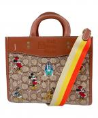 COACH×DISNEYコーチ×ディズニー）の古着「バッグ」｜ブラウン