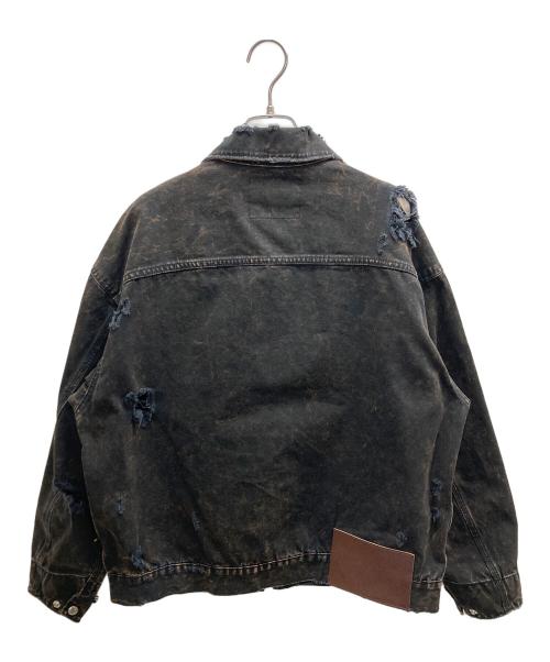 CATERPILLAR（キャタピラー）CATERPILLAR (キャタピラー) MONKEY TIME (モンキータイム) 別注ダック ジャケット ブラック サイズ:SIZE Mの古着・服飾アイテム