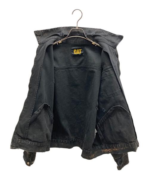 CATERPILLAR（キャタピラー）CATERPILLAR (キャタピラー) MONKEY TIME (モンキータイム) 別注ダック ジャケット ブラック サイズ:SIZE Mの古着・服飾アイテム