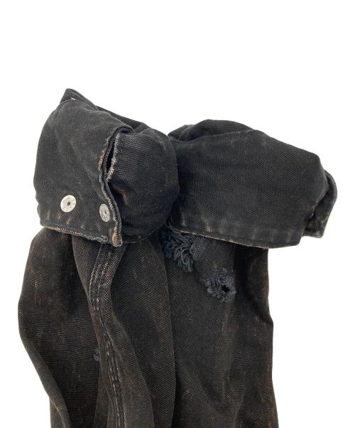 CATERPILLAR（キャタピラー）CATERPILLAR (キャタピラー) MONKEY TIME (モンキータイム) 別注ダック ジャケット ブラック サイズ:SIZE Mの古着・服飾アイテム