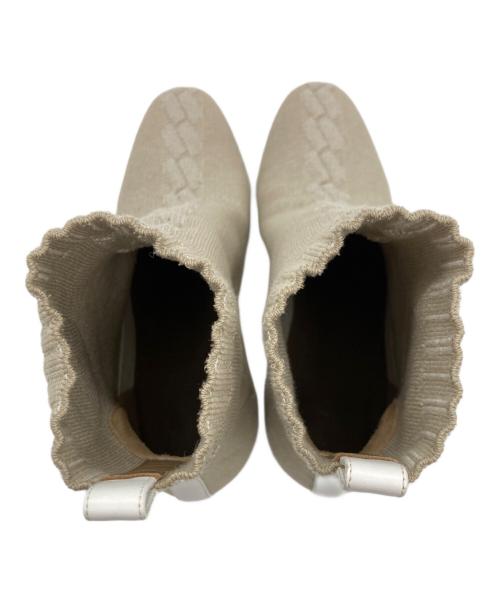 HERMES（エルメス）HERMES (エルメス) ショートブーツ アイボリー サイズ:SIZE 36 1/2の古着・服飾アイテム