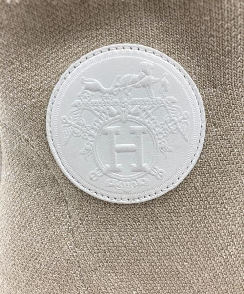 HERMES（エルメス）HERMES (エルメス) ショートブーツ アイボリー サイズ:SIZE 36 1/2の古着・服飾アイテム