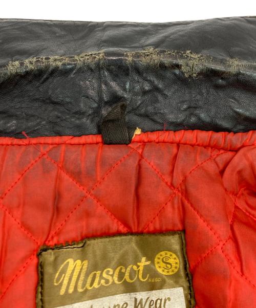MASCOT（マスコット）MASCOT (マスコット) 70‘Sライダースジャケット ブラック サイズ:不明の古着・服飾アイテム