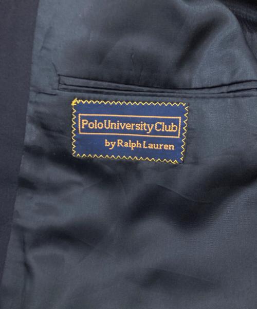 POLO UNIVERSITY CLUB BY RALPH LAUREN（ポロユニバーシティクラブバイラルフローレン）POLO UNIVERSITY CLUB BY RALPH LAUREN (ポロユニバーシティクラブバイラルフローレン) 金釦ブレザー ネイビー サイズ:表記無の古着・服飾アイテム