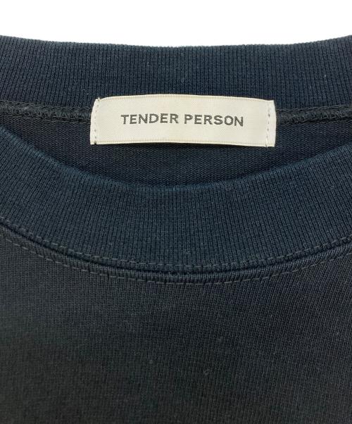 TENDER PERSON（テンダ―パーソン）TENDER PERSON (テンダ―パーソン) 長袖カットソー　RS-TO-2211 ブラック サイズ:SIZE2の古着・服飾アイテム
