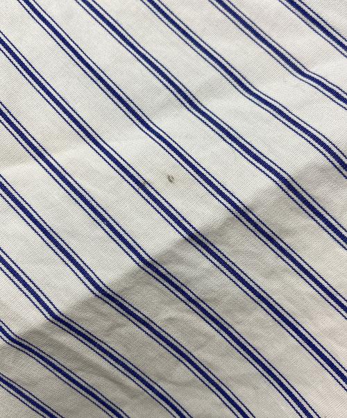 TENDER PERSON（テンダ―パーソン）TENDER PERSON (テンダ―パーソン) FLAME COLLAR STRIPE SHIRT ホワイト サイズ:SIZE4の古着・服飾アイテム