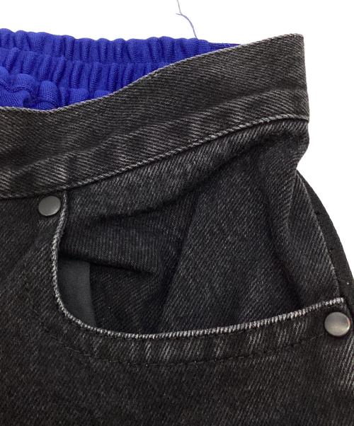 TENDER PERSON（テンダ―パーソン）TENDER PERSON (テンダ―パーソン) 再構築デニムパンツ ブラック×ネイビー サイズ:SIZE 1の古着・服飾アイテム