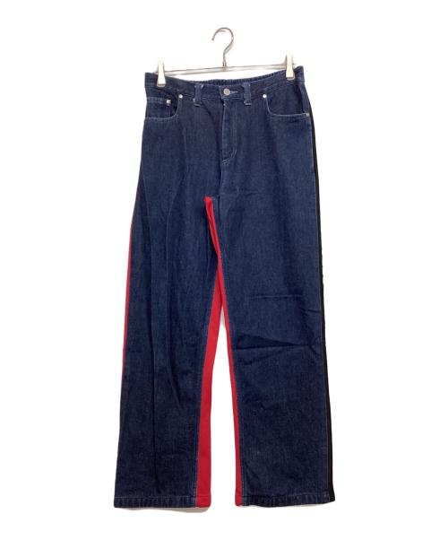 TENDER PERSON（テンダ―パーソン）TENDER PERSON (テンダ―パーソン) 再構築デニムパンツ インディゴ サイズ:不明の古着・服飾アイテム