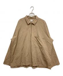 holk（ホーク）の古着「スキッパーシャツ」｜ベージュ