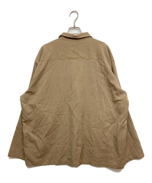 holk（ホーク）holk (ホーク) スキッパーシャツ ベージュ サイズ:SIZE 3の古着・服飾アイテム