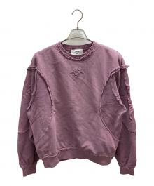 xg（エックスジー）の古着「Pigment Dyed Docking Sweatshirt」｜パープル