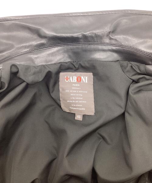 uaboni（ユアボニ）uaboni (ユアボニ) エコレザーライダースジャケット ブラック サイズ:SIZE46の古着・服飾アイテム