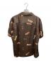 RAW (ロゥ) INTERBREED (インターブリード) Papers Open Collar Shirt ブラウン サイズ:SIZE XXL：6000円