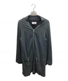 MM6 Maison Margiela（エムエムシックスメゾンマルジェラ）の古着「ロングダブルジップカーディガン」｜グレー