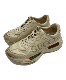 GUCCI（グッチ）の古着「スニーカー」｜ベージュ