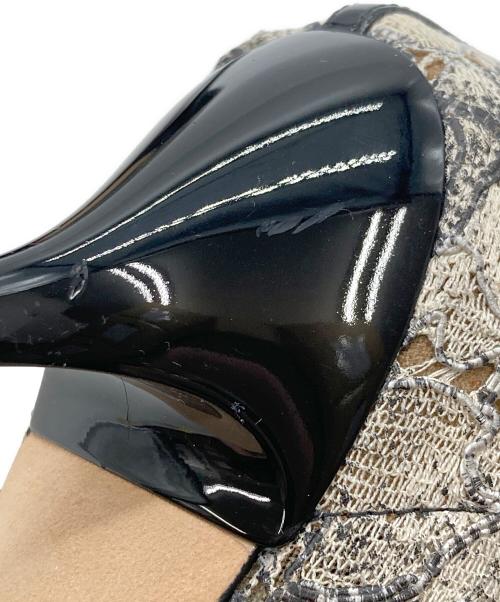 JIMMY CHOO（ジミーチュウ）JIMMY CHOO (ジミーチュウ) レースパンプス ベージュ サイズ:SIZE37の古着・服飾アイテム