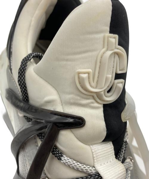 JIMMY CHOO（ジミーチュウ）JIMMY CHOO (ジミーチュウ) COSMOS ホワイト×ブラック サイズ:SIZE 40の古着・服飾アイテム