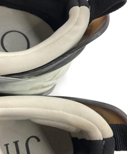 JIMMY CHOO（ジミーチュウ）JIMMY CHOO (ジミーチュウ) COSMOS ホワイト×ブラック サイズ:SIZE 40の古着・服飾アイテム