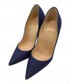 Christian Louboutinクリスチャン・ルブタン）の古着「ピンヒールサンダル」｜インディゴ