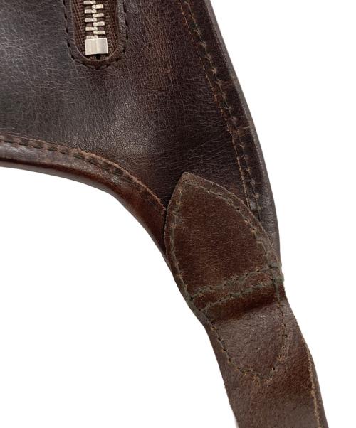 RRL（ダブルアールエル）RRL (ダブルアールエル) レザーベルトバッグ ブラウン サイズ:実寸サイズをご参照下さい。の古着・服飾アイテム