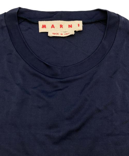 MARNI（マルニ）MARNI (マルニ) レーヨンノースリーブカットソー ネイビー サイズ:SIZE 38の古着・服飾アイテム