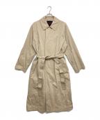 CABANキャバン）の古着「ステンカラーコート」｜ブラウン