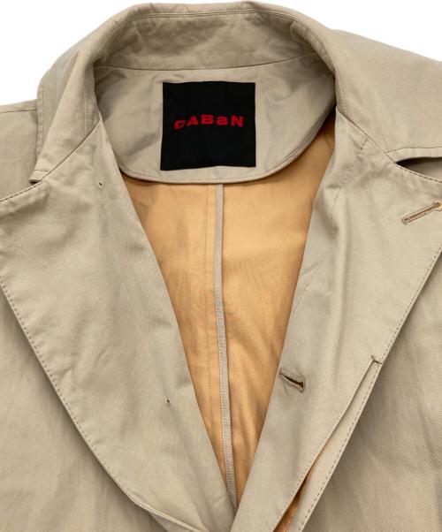 CABAN（キャバン）CABAN (キャバン) ステンカラーコート ブラウン サイズ:SIZE Mの古着・服飾アイテム