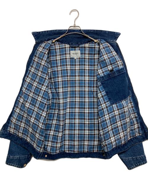 Carhartt WIP（カーハート ワークインプログレス）Carhartt WIP (カーハート ワークインプログレス) RIDER JACKET/ライダーデニムジャケット インディゴ サイズ:SIZE Lの古着・服飾アイテム