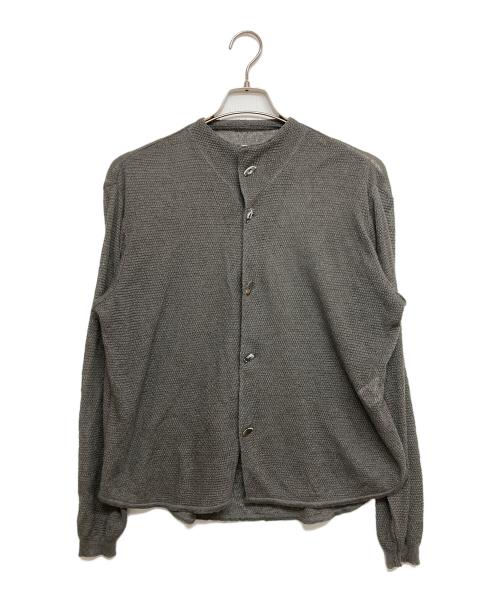 AROUSAL（アローサル）AROUSAL (アローサル) リネンシルク長袖カーディガン グレー サイズ:SIZE 2の古着・服飾アイテム