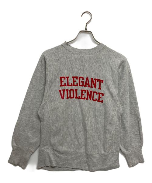 Champion REVERSE WEAVE（チャンピオン リバース ウィーブ）Champion REVERSE WEAVE (チャンピオン リバース ウィーブ) プリントスウェット グレー サイズ:SIZE Mの古着・服飾アイテム