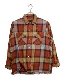 Needles（ニードルズ）の古着「Cut-Off Bottom Classic Shirts」｜ブラウン
