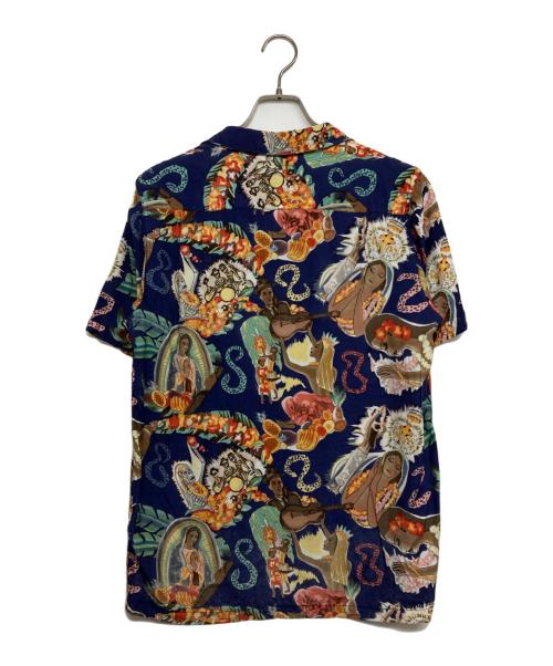 WACKO MARIA（ワコマリア）WACKO MARIA (ワコマリア) スカルマリアアロハシャツ ブルー サイズ:SIZE Mの古着・服飾アイテム