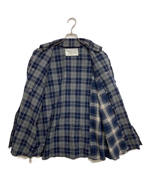 MOUNTAIN RESEARCH（マウンテンリサーチ）MOUNTAIN RESEARCH (マウンテンリサーチ) No Sew Shirt ネイビー サイズ:SIZE 2の古着・服飾アイテム