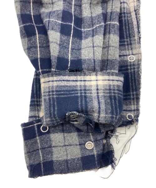 MOUNTAIN RESEARCH（マウンテンリサーチ）MOUNTAIN RESEARCH (マウンテンリサーチ) No Sew Shirt ネイビー サイズ:SIZE 2の古着・服飾アイテム